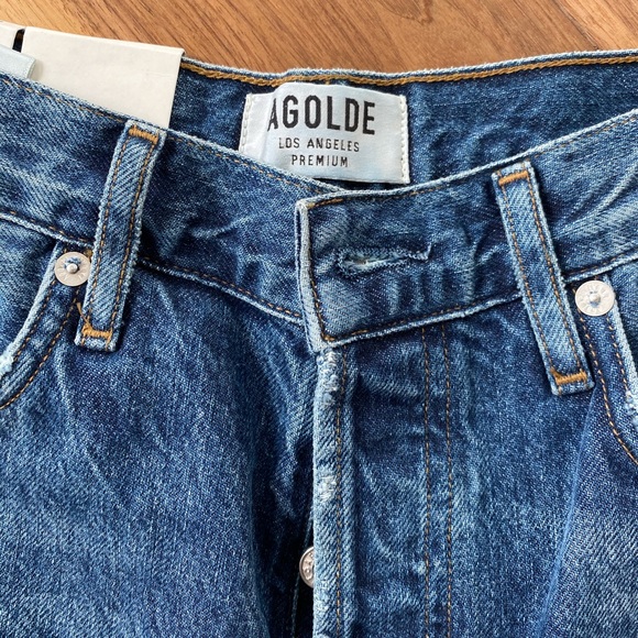 Agolde Riley High Rise Straight - Picture 2 of 4